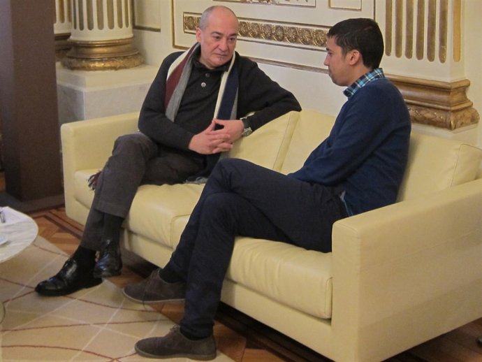 Garitano con Hassanna Aalia.