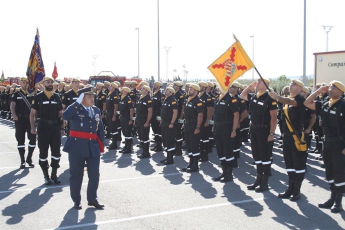 La UME celebra su décimo anivesario en la Base Aérea de Zaragoza