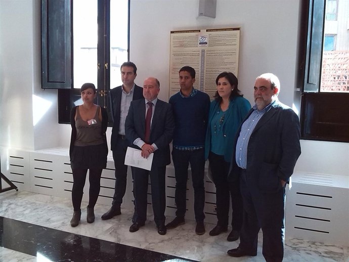 Parlamentarios vascos con Hassana