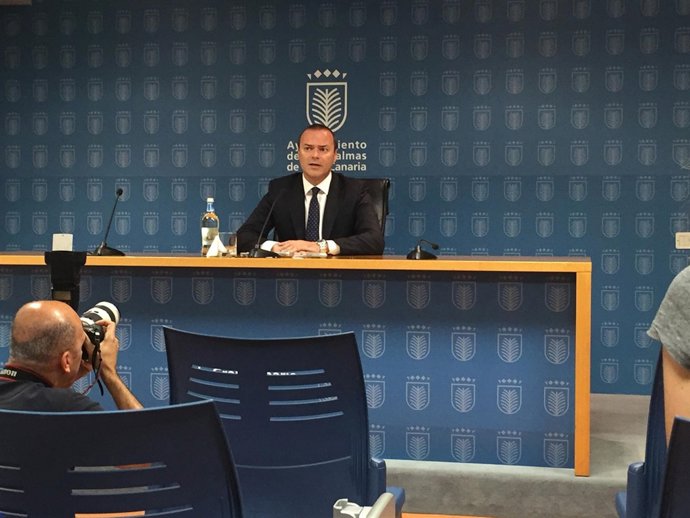 El alcalde de Las Palmas de Gran Canaria, Augusto Hidalgo