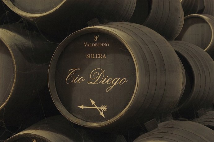 Botas de Tío Diego en bodegas Valdespino