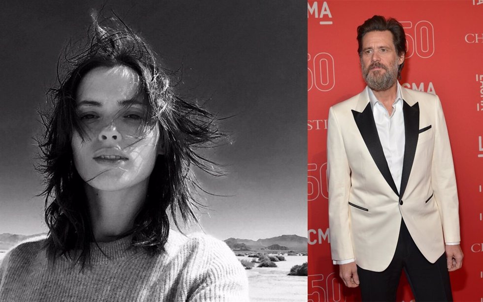 Cathriona White y Jim Carrey