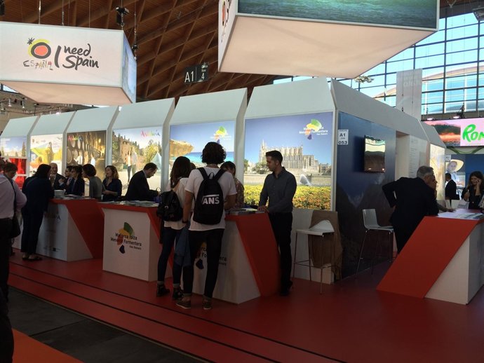 Stan de Baleares en la feria de turismo TTGI de Rimini