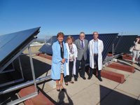 El hospital de Riotinto incorpora placas solares