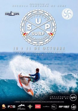 Cartel del Campeonato Europeo de SUP