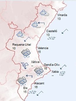 Predicción de este viernes 