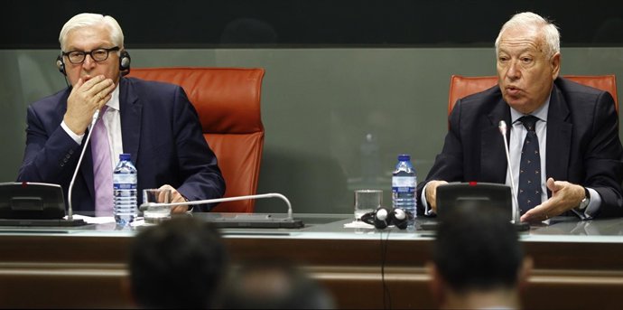 José Manuel García-Margallo y el ministro de Exteriores de Alemania