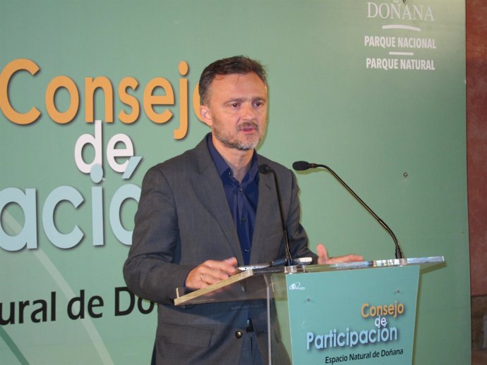 El consejero de Medio Ambiente y Ordenación del Terrotorio, José Fiscal. 