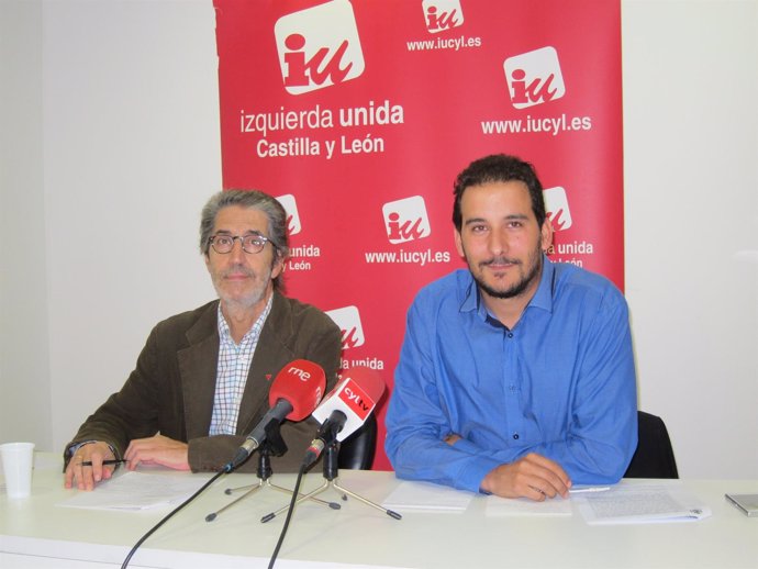 Los integrantes de Izquierda Unida Salamanca, Javier Infante y Domingo Benito