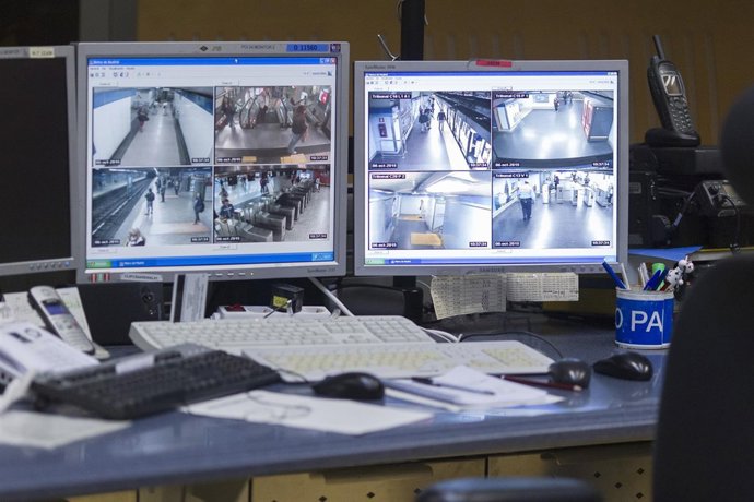 Puesto de Mando de Metro de Madrid, sección seguridad