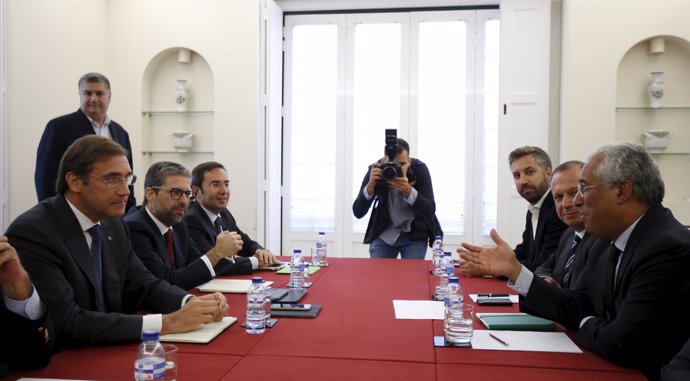 Reunión entre Passos Coelho y Costa