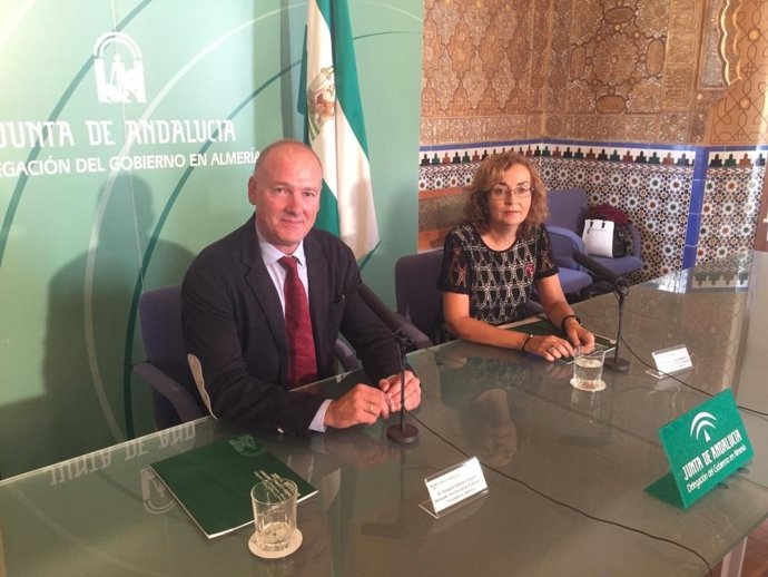 Jiménez, en la rueda de prensa para hacer balance de intermediación