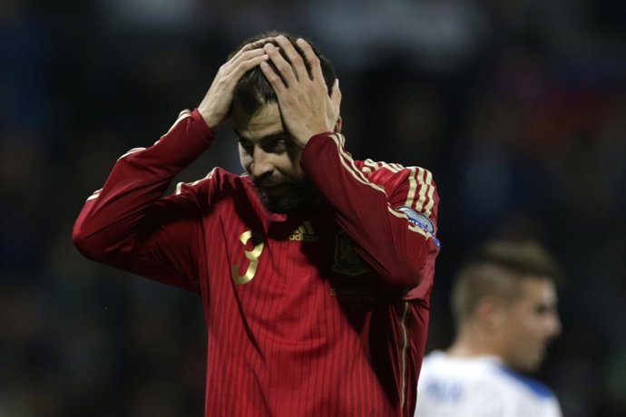 Gerard Piqué con la selección española