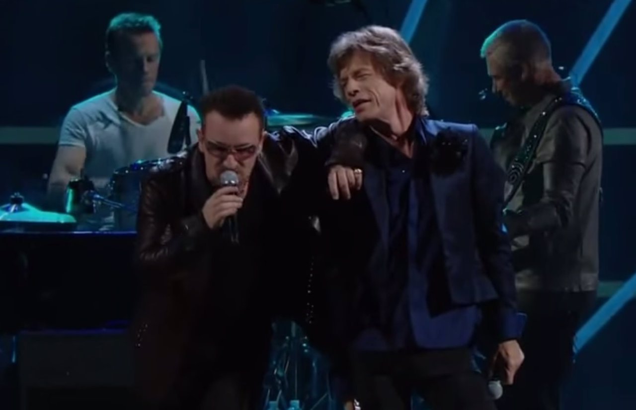 U2 y Mick Jagger