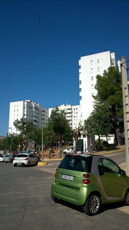El bloque desalojado de Jardín Atalaya.