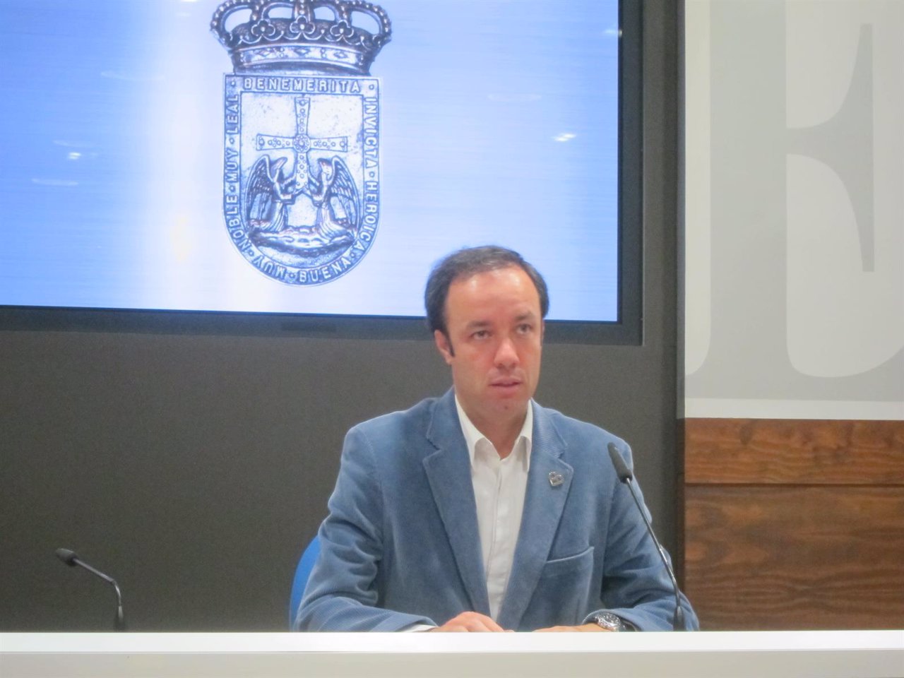 El concejal del PP de Oviedo Eduardo Rodríguez