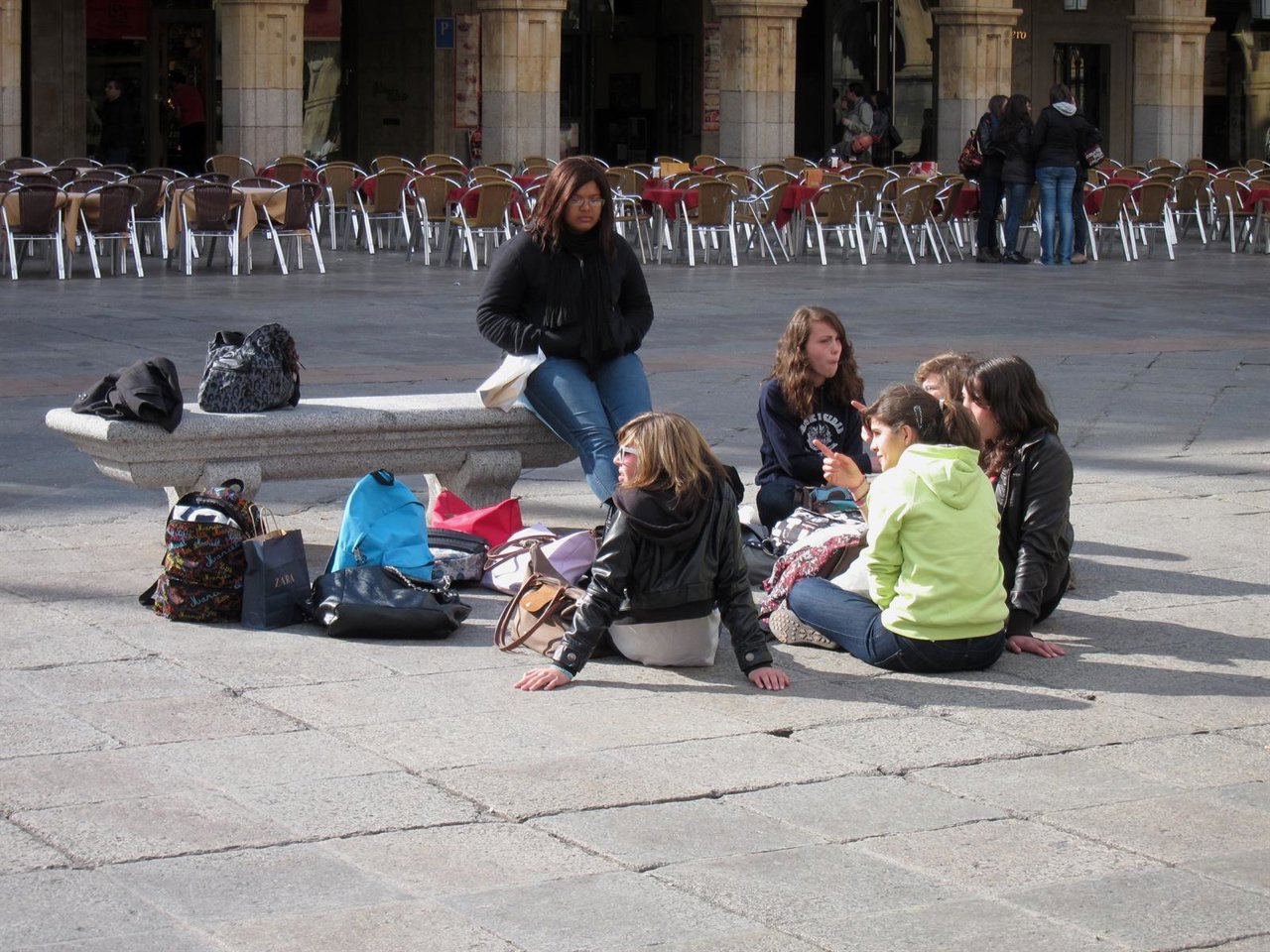 Estudiantes de español en Salamanca