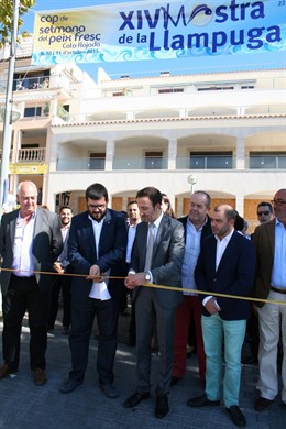 El conseller de Agricultura, Vicenç Vidal, inaugura la Mostra de la Llampuga