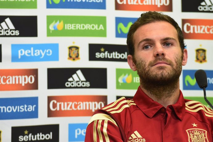 Juan Mata, rueda de prensa Selcción Española