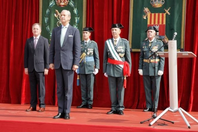 Fernández de Mesa, en Alicante, por el día de la Patrona de la Guardia Civil