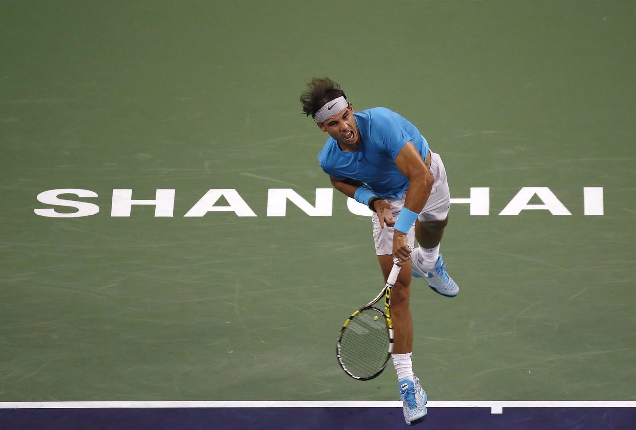 Rafa Nadal en el Masters de Shanghai