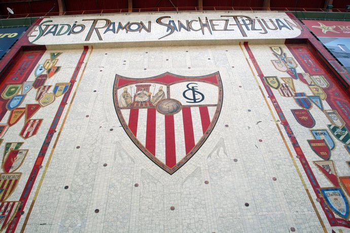 El mosaico del estado Ramón Sánchez Pizjuán.