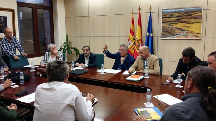 Reunión de Olona con organizaciones agrarias