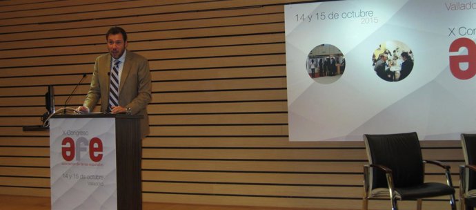 El alcalde de Valladolid, Óscar Puente, en la inauguración del Congreso de Feria