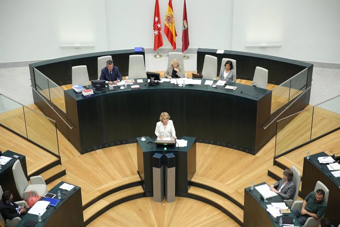 Esperanza Aguirre en el Pleno