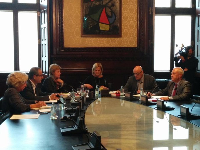 Reunión de la mesa del Parlament