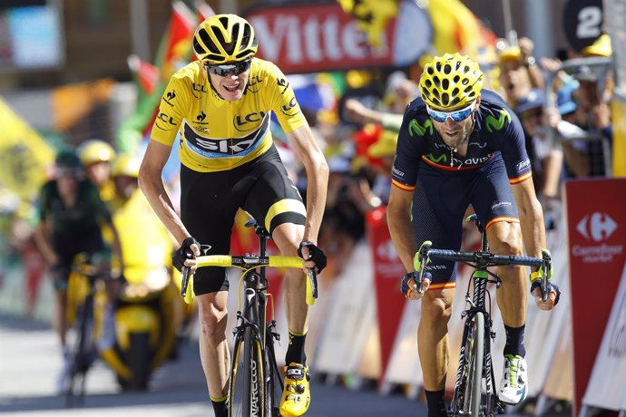 Tour de Francia 2015, Alejandro Valverde, Chris Froome