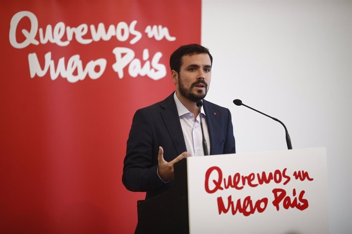 Alberto Garzón presenta su candidatura a las primarias de Ahora en Común