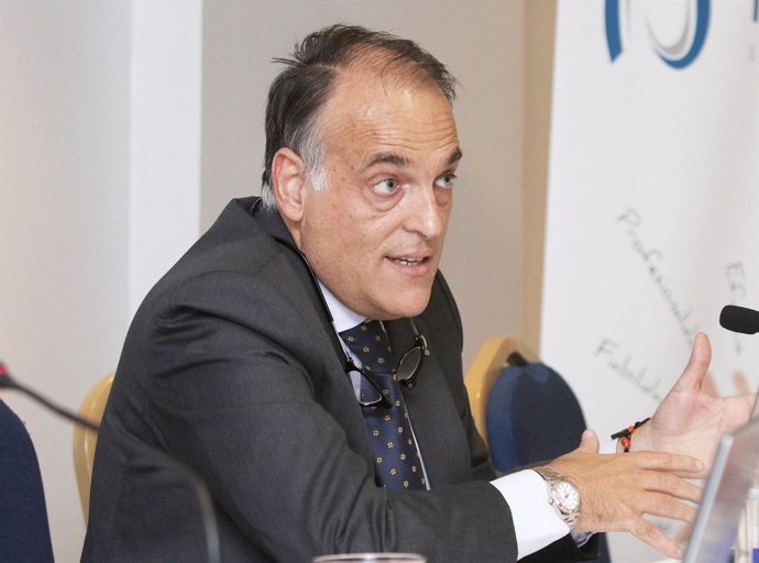 Javier Tebas, presidente de la Liga