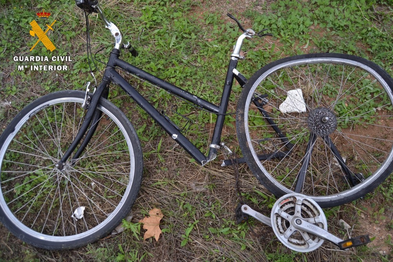 Bicicleta del fallecido