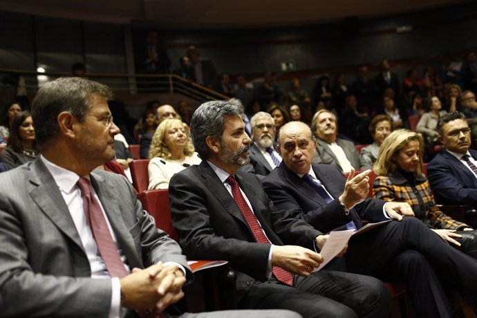 Rafael catalá, Carlos Lesmes y Jorge Fernández Díaz