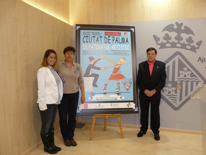 Presentción del trofeo de patinaje en Palma