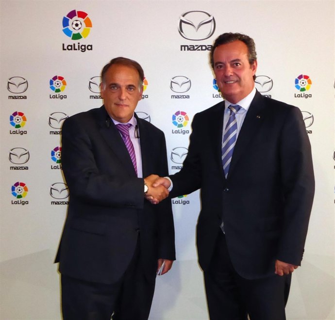 Tebas y José María Terol