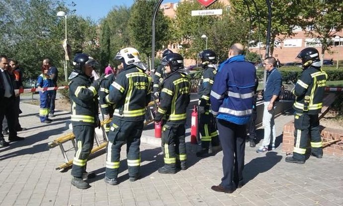 Desalojo de la estación 