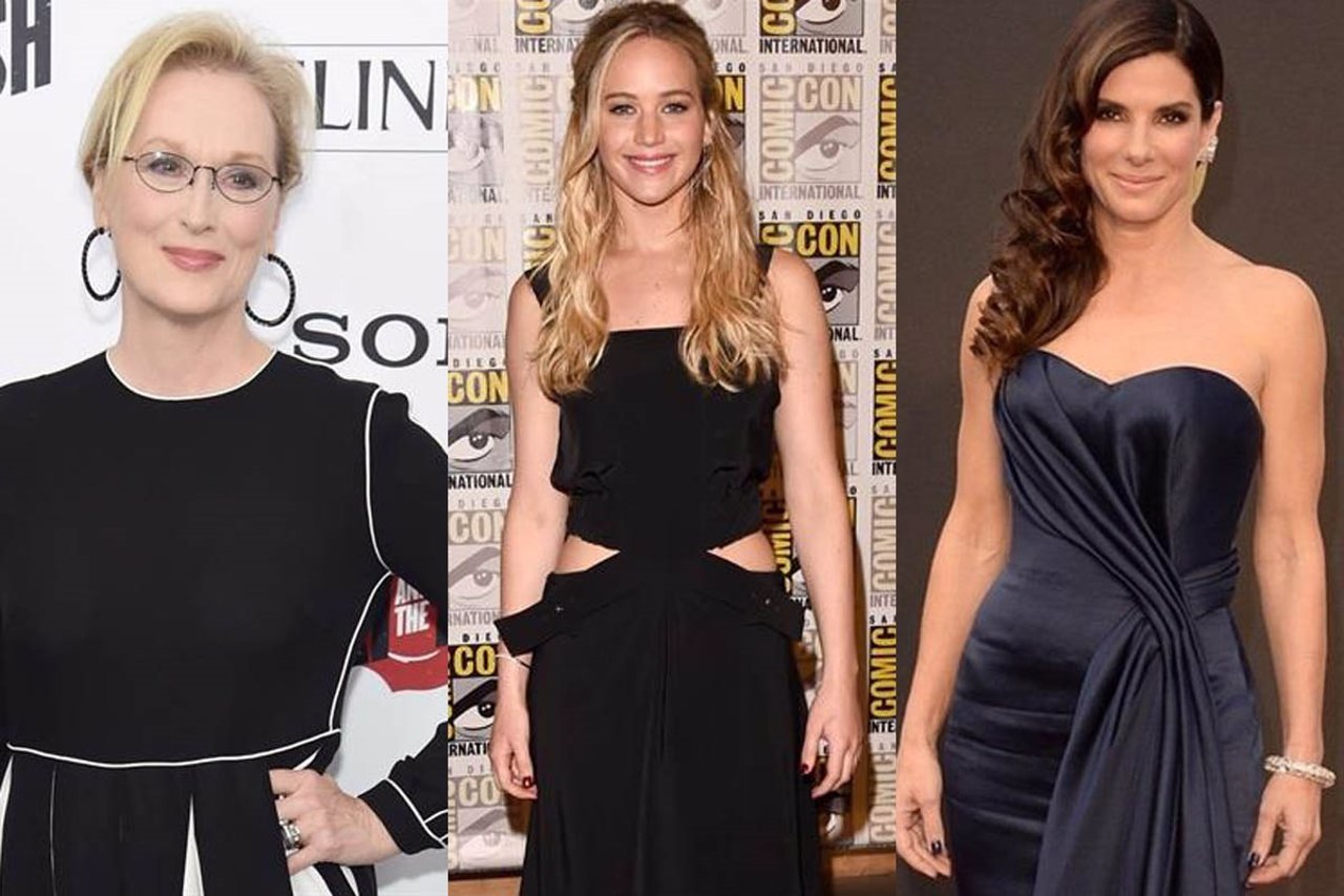 Jennifer Lawrence, Meryl Streep y Sandra Bullock