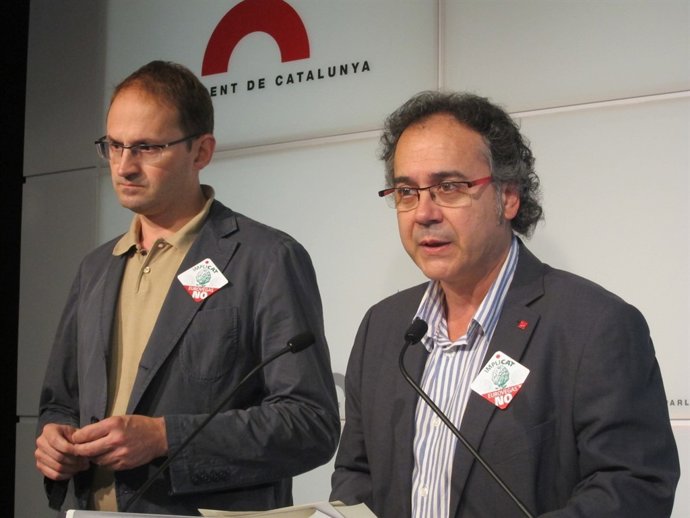 Joan Herrera y Jordi Miralles (ICV-EUiA)