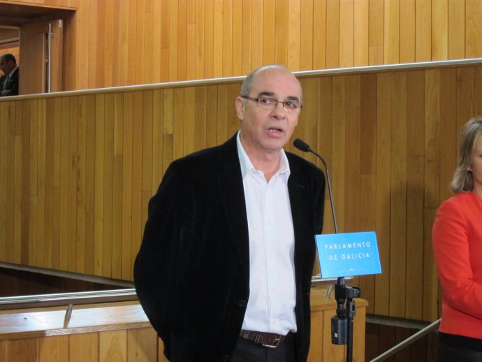 Francisco Jorquera en el Parlamento de Galicia