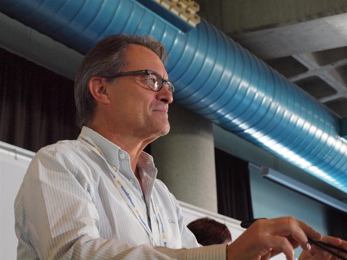 El presidente de la Generalitat  Artur Mas