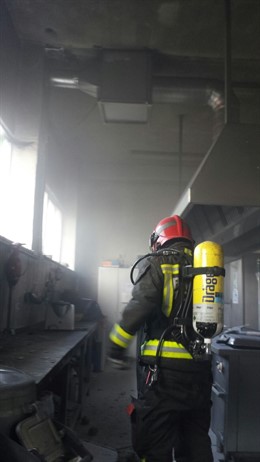 Incendio en la cocina del colegio de Selaya