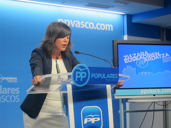 Nerea Llanos, secretaria general del PP  vasco