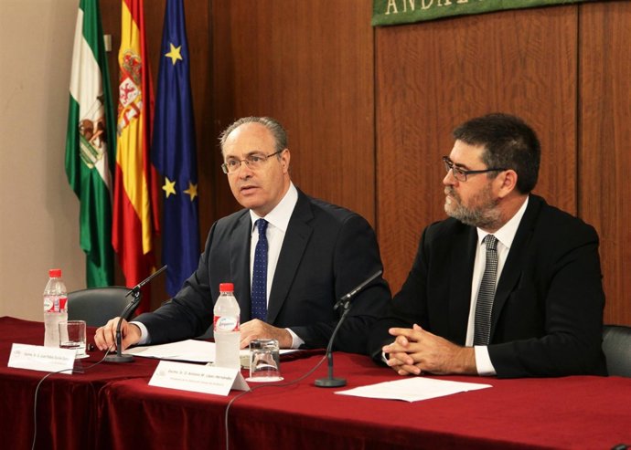 Durán y López este jueves durante la inauguración de las jornadas