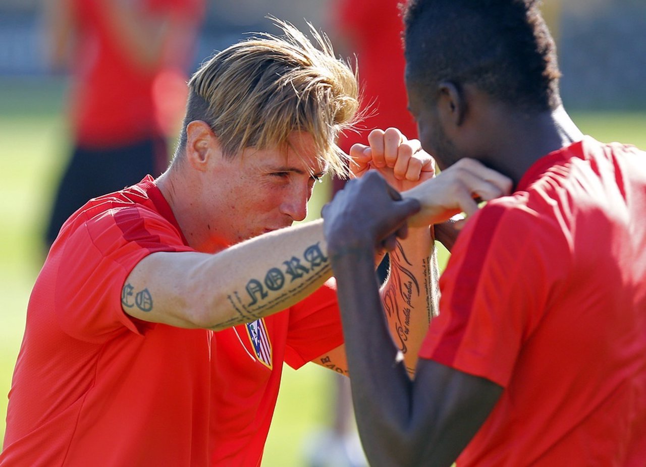 Fernando Torres, entrenamiento 