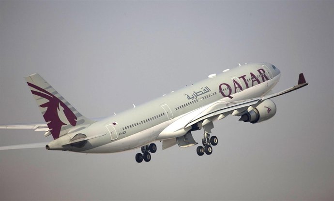 Avión de Qatar Airways