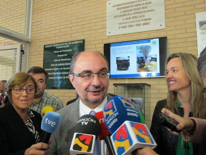 El presidente del Gobierno aragonés, Javier Lambán.