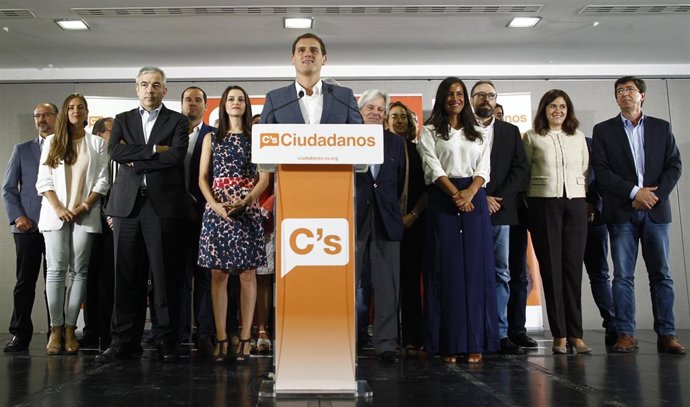Rueda de prensa de Albert Rivera tras la Ejecutiva Nacional del partido