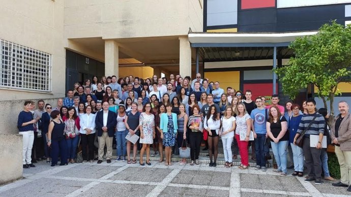 Auxiliares de conversación que se incorporan a los colegios. 